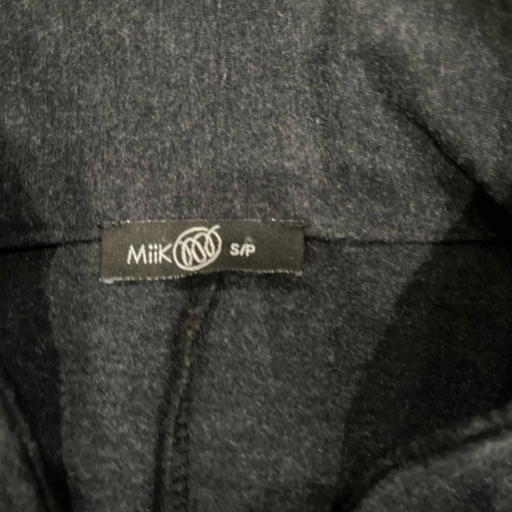 [S] Miik Bamboo Blend Soft Stretch Blazer Wrap Cardigan Curved Hem - Picture 5 of 11